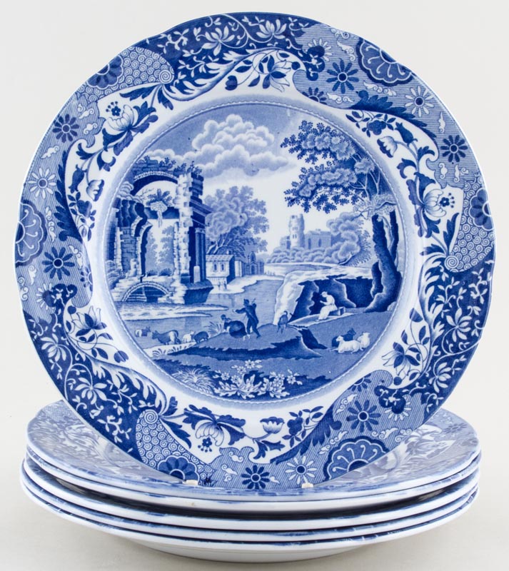 Set of 6 Plates c1920s - 1960s